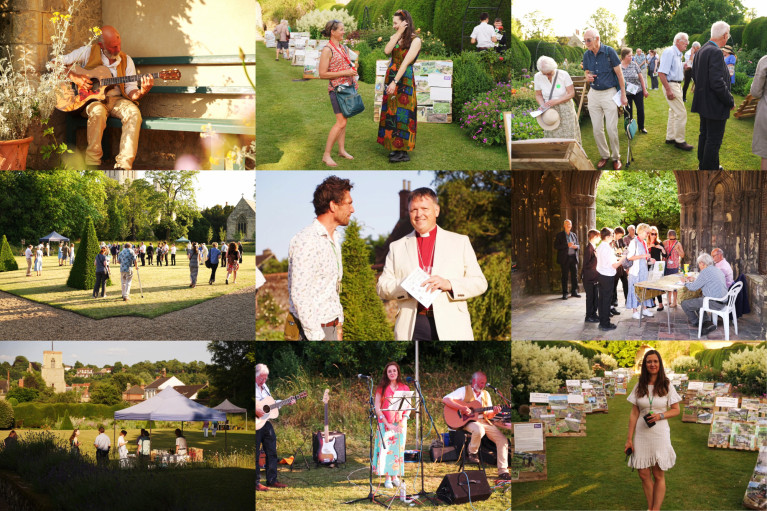 Bishop's Garden (2025) collage